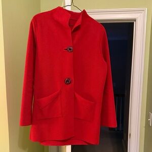 Grinns Red Fleece 3/4 Length Jacket.